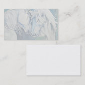 Pferdegeschäfts-Karten-Blau Visitenkarte (Vorne/Hinten)