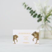 Pferdegeschäfts-Marketing Visitenkarte (Stehend Vorderseite)