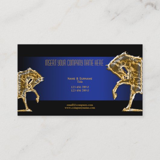 Pferdegeschäfts-Marketing Visitenkarte (Vorderseite)