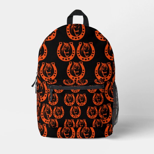 Pferdegeschenk Bedruckter Rucksack (Vorderseite)