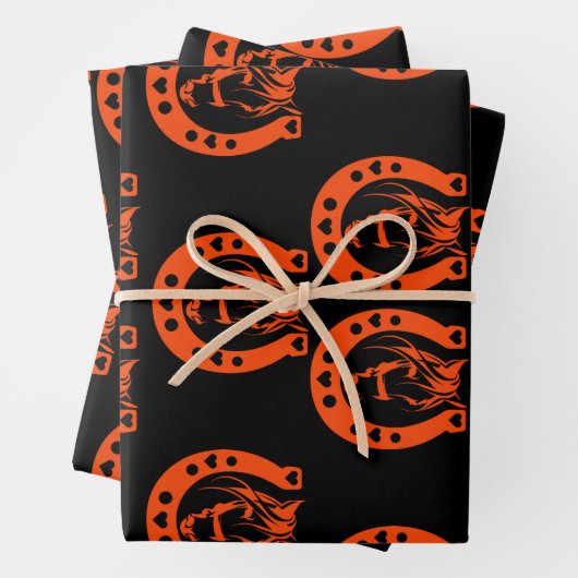 Pferdegeschenk Geschenkpapier Set (Beispiel)