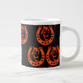 Pferdegeschenk Jumbo-Tasse (Rechts)