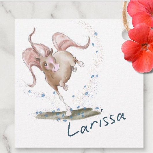 Pferdegeschenkanhänger, Kindergeburtstag, Pferd, Geschenkanhänger