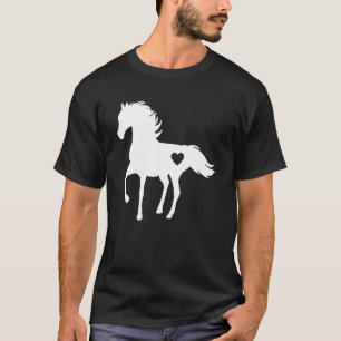 Pferdegeschenke für Frauen Teen Girls Reitpferde T-Shirt