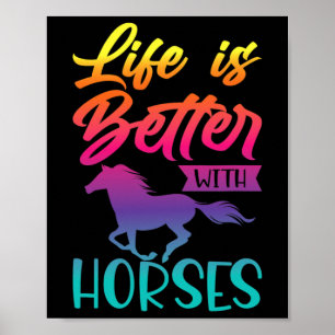 Pferdegeschenke für Mädchen. Reiten2 Poster