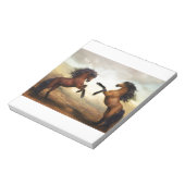 Pferdegeschenke Notizblock (Rotiert)