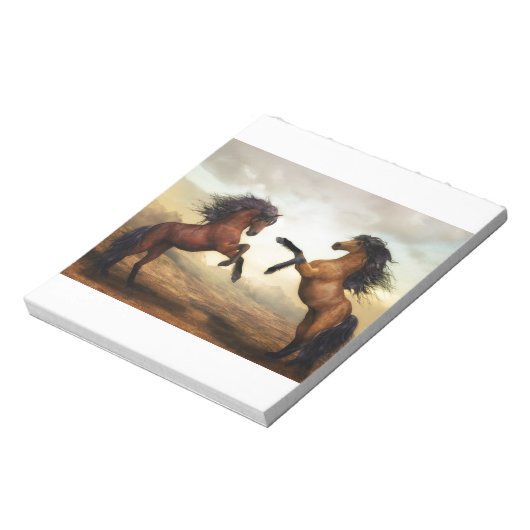 Pferdegeschenke Notizblock (Rotiert)