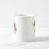 Pferdegesicht mit Blume Kranz Verwandlungstasse (Mittel)