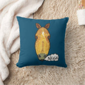 Pferdegesicht Neigh Kissen (Decke)