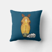 Pferdegesicht Neigh Kissen (Rückseite)