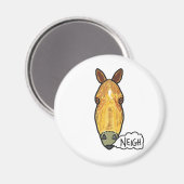 Pferdegesicht Neigh Magnet (Vorderseite/Rückseite)