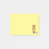Pferdegesicht Neigh Post-it Klebezettel (Vorderseite)