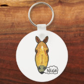 Pferdegesicht Neigh Schlüsselanhänger (Vorderseite)
