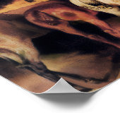 Pferdegestelle, braun poster (Ecke)