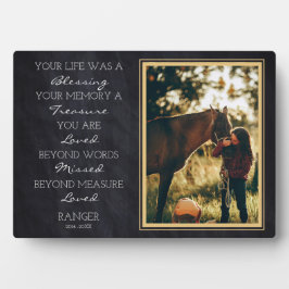 Pferdegeweih-Foto Fotoplatte