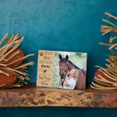 Pferdegewitter Fotoplatte (Seite)