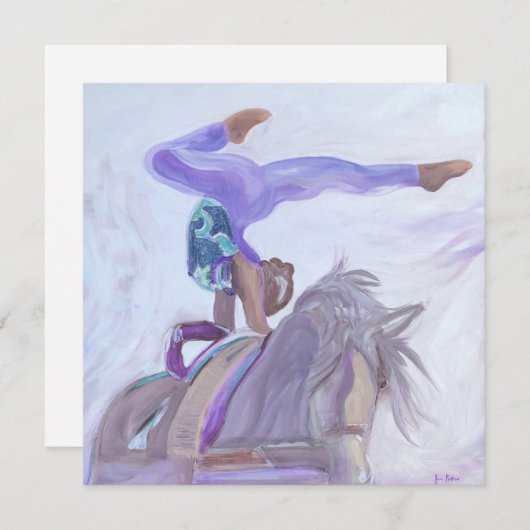 Pferdegewölbe Einladung (Vorne/Hinten)