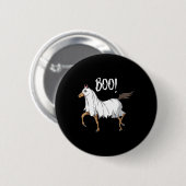 Pferdeghost Kostümspass Reitpferd Lover Hal Button (Vorne & Hinten)
