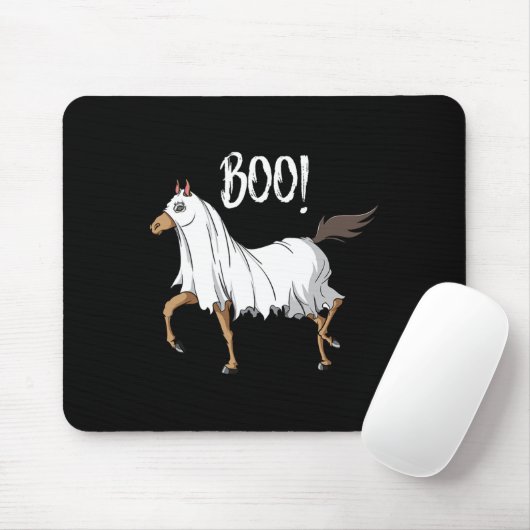 Pferdeghost Kostümspass Reitpferd Lover Hal Mousepad (Mit Mouse)