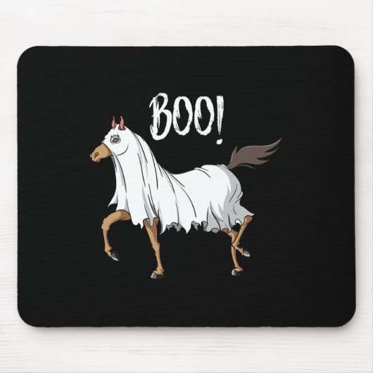 Pferdeghost Kostümspass Reitpferd Lover Hal Mousepad (Vorne)