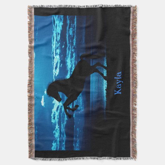 PferdeGirl Decke (Vorderseite Vertikal)