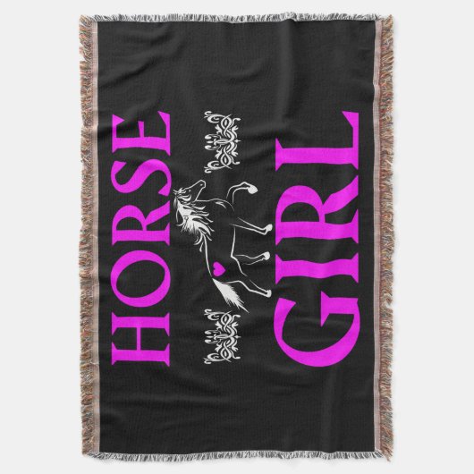 PferdeGirl Decke (Vorderseite Vertikal)