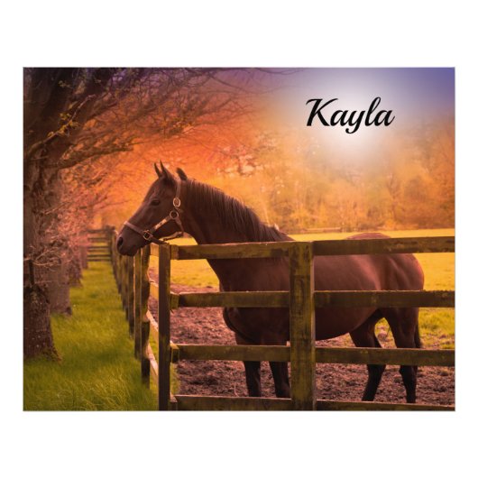 PferdeGirl Fotodruck (Vorne)