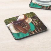 PferdeGirl Getränkeuntersetzer (Linke Seite)