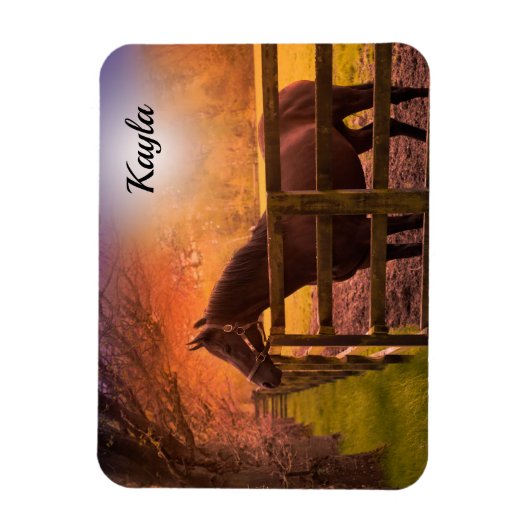 PferdeGirl Magnet (Vertikal)