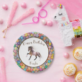 PferdeGirl Pappteller (Party)