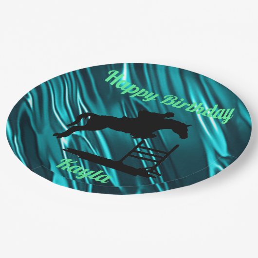 PferdeGirl Pappteller (Schrägansicht)