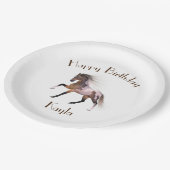 PferdeGirl Pappteller (Schrägansicht)