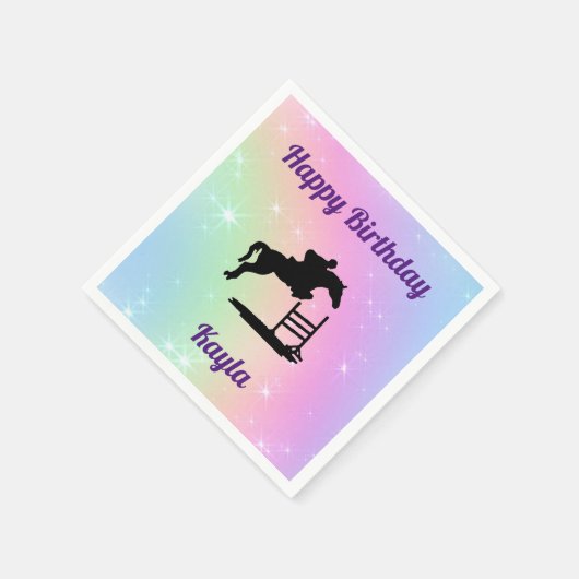 PferdeGirl Serviette (Ecke)