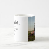 PferdeGirl viel cooler! Sonderbares Foto Kaffeetasse (Mittel)
