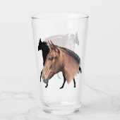 Pferdeglas-Schale Glas (Rückseite)