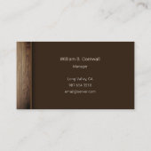 Pferdegruppe Visitenkarte (Rückseite)