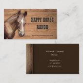 Pferdegruppe Visitenkarte (Vorne/Hinten)