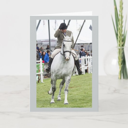 Pferdegruß-Karte Karte (Vorderseite)