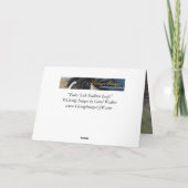 Pferdegrußkarte - Höllensprung der Märchen Karte (Rückseite)