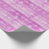 Pferdehaarfliesenstreifen Rosa Geschenkpapier (Ecke)