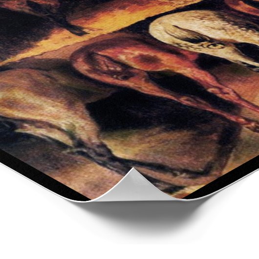 Pferdehaeuser Poster (Ecke)