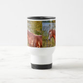 Pferdehahn-Foto auf einer BC Ranch Reisebecher (Mittel)