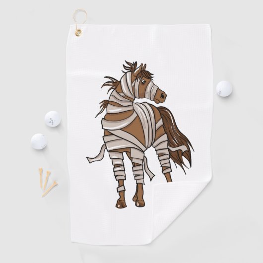 PferdeHalloween Golfhandtuch (Insitu)