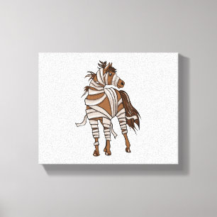 PferdeHalloween Leinwanddruck