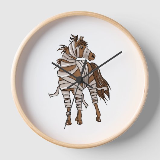 PferdeHalloween Uhr (Vorderseite)