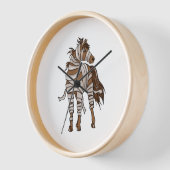 PferdeHalloween Uhr (Winkel)