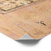 Pferdehändler zeichnete seinen Bogen Poster (Ecke)