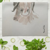 Pferdehandtuch/Küchentuch Geschirrtuch (Gefaltet)