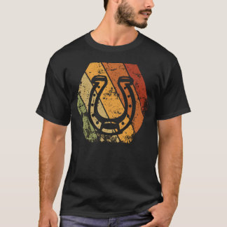 Pferdehaoves Retro Vintages Ikonengeschenk T-Shirt