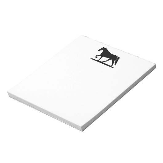 Pferdeheft Notizblock (Rotiert)